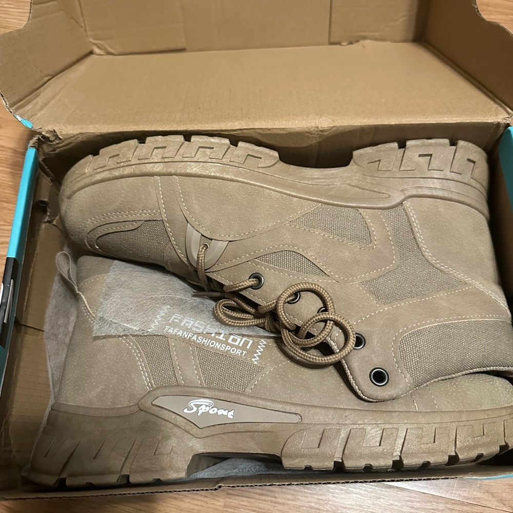 Tan Combat Boots